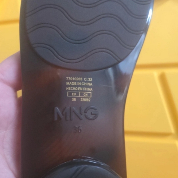 Mango Women's Brown Slide Sandals - Picture 6 of 6